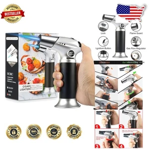 Durable Blow Torch Lighter - 2370°F, Refillable, Ergonomic Grip, Multi-Use Tool - Picture 1 of 9