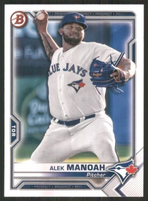 2021 Bowman Prospects #BP-27 Alek Manoah Toronto Blue Jays 46364 - Image 1 of 2