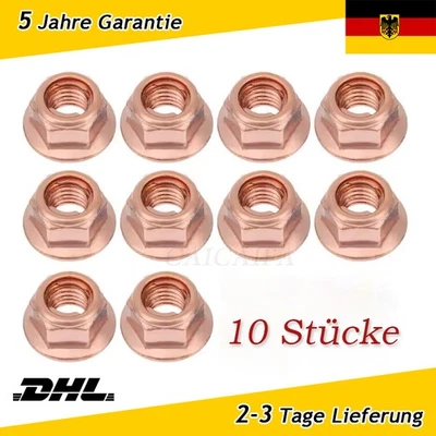10X  BILSTEIN M8 x 1,25 MUTTER ABGASKRÜMMER KRÜMMER 03687 Für Audi Bmw Vw DE - Bild 1 von 4