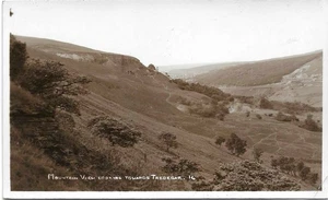 Photo Postcard,Mountain View Looking Towards Tredegar, Wales - Picture 1 of 2