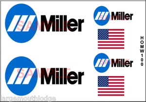 HO SCALE CUSTOM TRUCK CONTAINER MILLER WELDING DECAL SET HOMW100  - Picture 1 of 1