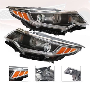 For 2016 2017 2018 Kia Optima Headlight LED Halogen Left Right Pairs Headlights - Picture 1 of 15