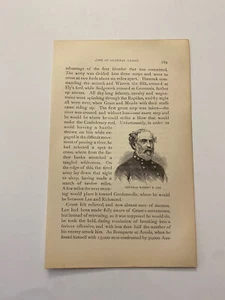 General Robert E Lee Confederate Army Civil War Portrait c. 1881 Print - Picture 1 of 1