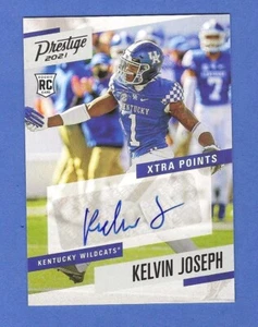 Tarjeta de fútbol novato Chronicles Prestige DP KELVIN JOSEPH 2021 autógrafo - Imagen 1 de 1