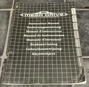 Official Genuine Sega Mega Drive European Instruction Manual (1992) - Used - Picture 1 of 1