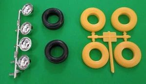 AMT #A1284M 1971 Volkswagen Superbug Gasser 1:25 Dune Buggy Tires & Outer Wheels - Picture 1 of 4