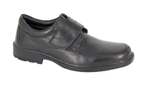 Roamers M606A Herren Leder Wasserdicht Touch Fastenin Smart Komfort Freizeitschuhe - Bild 1 von 2