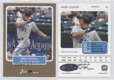 2004 Just Minors Just Prospects Gold Auto /50 Brent Clevlen #16 Auto