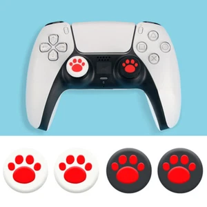 2Pcs Cute Silicone Thumb Sticks Grips for PS4/PS5 Controller Cap Cover Protec # - Picture 1 of 16