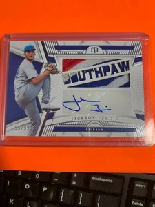 2023 PANINI NATIONAL TREASURES JACKSON FERRIS 55/99 ~ 3CLR PATCH AUTOGRAPH - Picture 1 of 1