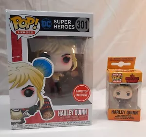 Funko POP! Figura y llavero de bolsillo Heroes DC Comics Harley Quinn #301 - Imagen 1 de 8