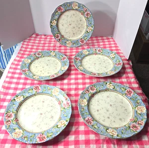 Westbury Court ByJessica Mcclintock 11" JESSICA Plate FloralScalloped Roses Qty5 - Picture 1 of 4