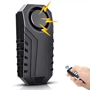 Bike Car Alarm Security System Remote 113dB Wireless Vibration Motion Sensor NEW - Picture 1 of 12