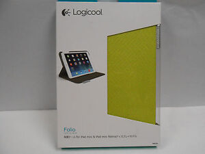 Logicool Protective Folio Case For iPad Mini Acid Yellow #939-000902