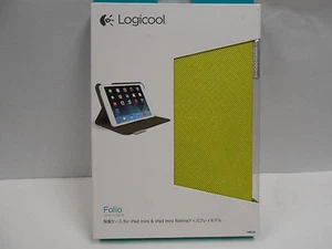 Logicool Protective Folio Case For iPad Mini Acid Yellow #939-000902 - Picture 1 of 3