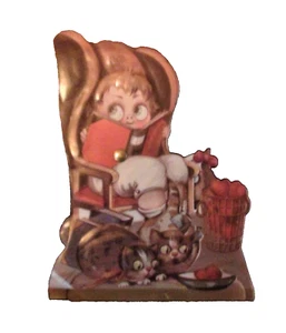 Menge 2 geprägte viktorianische Peek-a-boo Geburtstagswünsche! Bewegliche Karte - mit Umschlag - Bild 1 von 4