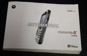 đź“– Manuel d'utilisation Motorola Q Motomanual d'origine vintage - Photo 1 sur 3