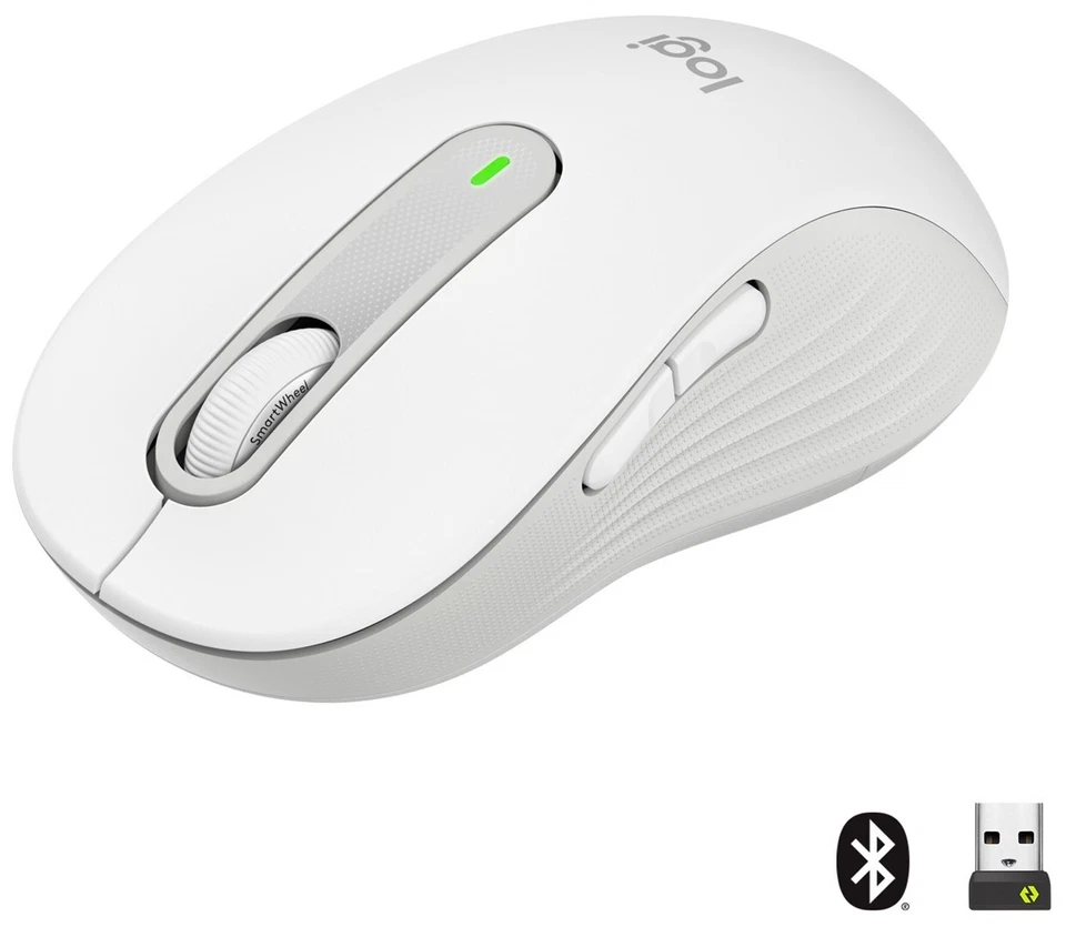 5099206097193 Logitech Signature M650 L Wireless mouse 2000 DPI, white Logitech - Image 1 of 1