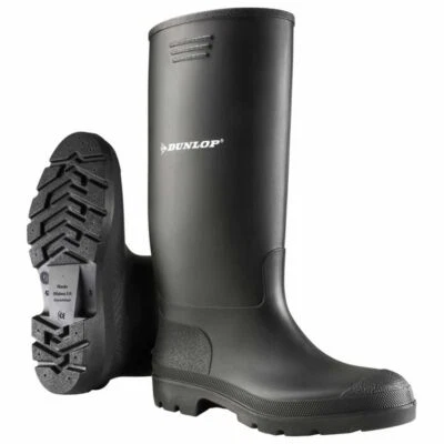 DUNLOP UNISEX Gummistiefel Gartenstiefel Stiefel / Arbeitsschuh Pricemastor schw