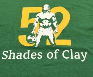 GB Packers Clay Matthews (Fifty Two) 52 Shades Of Clay Shirt Green Gildan Size S - Picture 1 of 7
