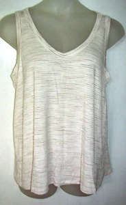 Canotta donna nuova con etichette OLD NAVY "LUXE" avorio maglia morbida tinta unita spaziale scollo a V XL - Foto 1 di 1