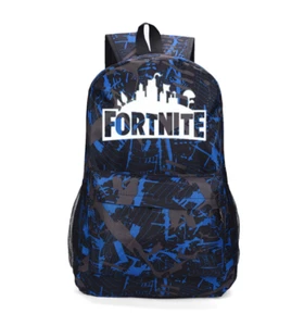 Student School Book Bag Backpack Kids Boys Teenagers Galaxy Fort Night Luminous - Picture 1 of 15