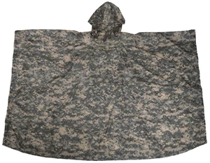 Used US Military ACU Wet Weather Poncho Liner Waterproof UCP Camo Army Tarp - Picture 1 of 3