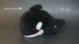 SEAWORLD PARKS 1987 SHAMU KILLERWAL ORCA 9 ZOLL PLÜSCHTIER  - Bild 1 von 2