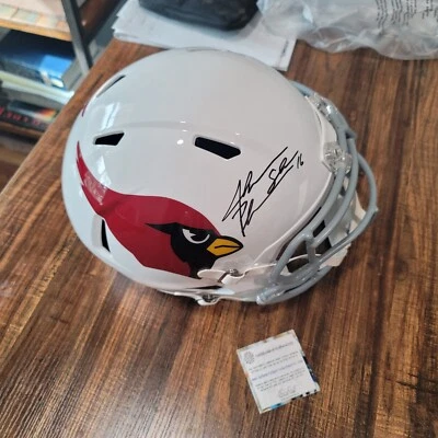 JAKE PLUMMER ARIZONA CARDINALS SIGNED SPEED FULL SIZE HELMET Schwartz - Image 1 of 4
