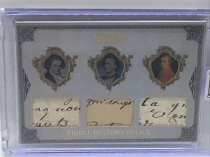 2024 Eternal Cuts Celebrities Beethoven Chopin Wolfgang Mozart Triple Relics /50 - Picture 1 of 8
