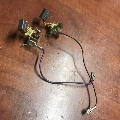 Used OEM Parts Brush Set W/Holders Assy For DEWALT DC385 18V Reciprocating Saw - Image 1 of 4