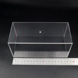 Model Car Acrylic Display Case boxes Transparent Dust proof with Black Base Gift - Picture 1 of 12