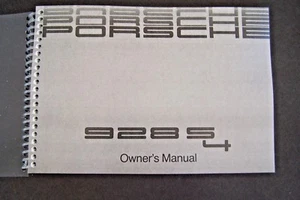1989 Porsche 928 s4 Owners Manual 928s4 New factory Reprint - Picture 1 of 10