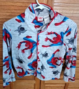 Marvels Spiderman Homecoming Boys Pajamas PJs Size 10-12 Shirt Pants 2 Piece Set - Picture 1 of 8