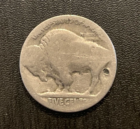 1916 S Semi-Key Date Buffalo Nickel Date Restored (A3) Cover