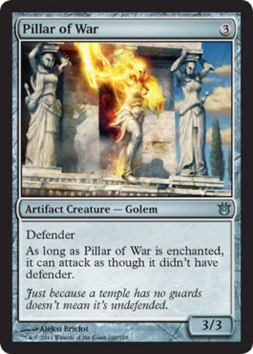 MTG-4x-Near Mint, English-Pillar of War-Born of the Gods - Image 1 of 1