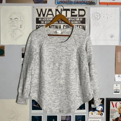 Sudadera gris estilo RD - grande para mujer - gris jaspeado Foto 1 de 3