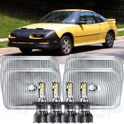 4PCS " LED Headlights High/Low Sealed Beam For GEO STORM 1990-1991 Foto 1 de 4