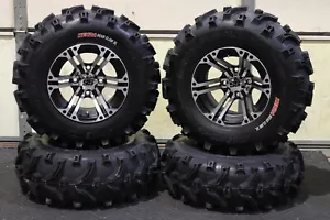 HONDA RANCHER 420 SRA 25" XL BEAR CLAW ATV TIRE & SS212 M WHEEL KIT SRA1CA - Picture 1 of 7
