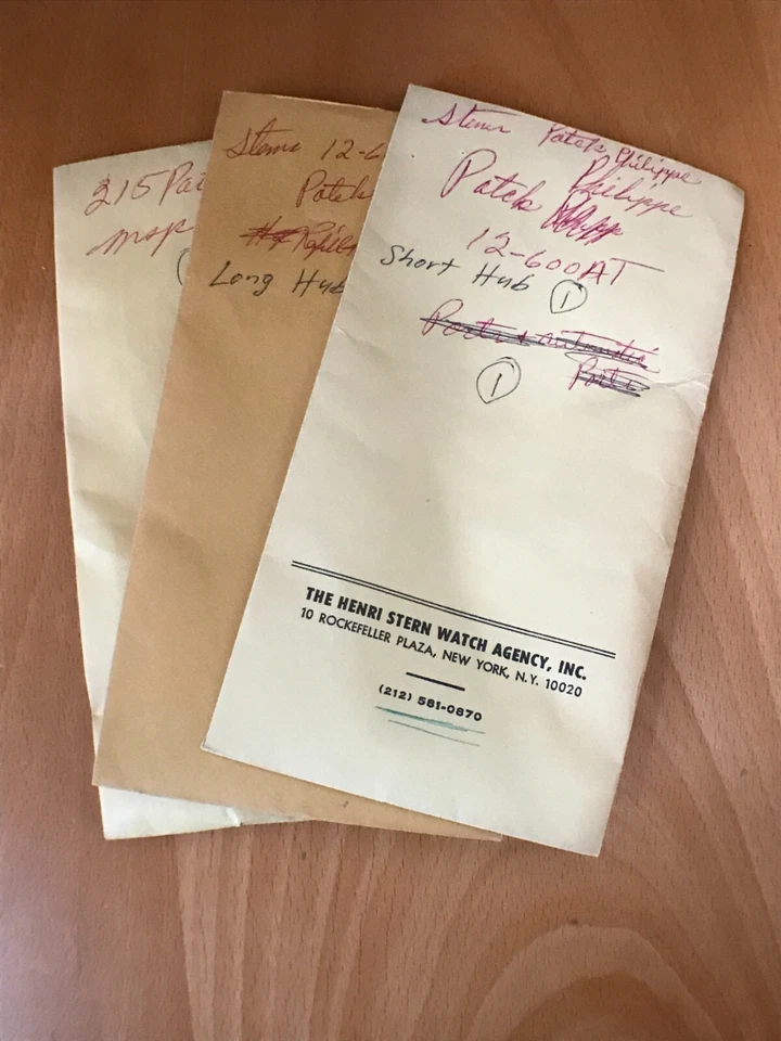 Patek Philippe stems & other part. See drop down menu. - Image 1 of 1