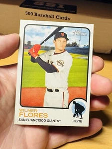 WILMER FLORES SAN FRANCISCO GIANTS 2022 TOPPS HERITAGE BASEBALL CARD #129 - Bild 1 von 2