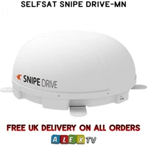 Selfsat Snipe Dome DRIVE-MN Full Auto GPS Tracking System Caravan Satellite Dish - Picture 1 of 5