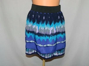 Women's Lauren Conrad Colorful Multi Color Tiered Skirt Size 16 EUC - Picture 1 of 4