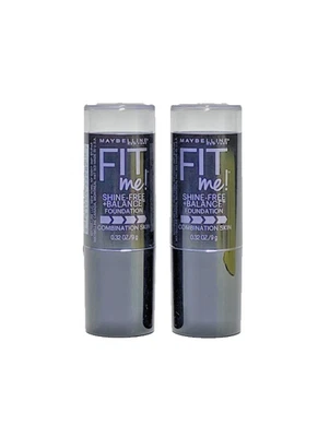 LOT 2 Maybelline Fit Me Shine-Free + Balance Foundation Stick #110 - Porcelain  - Image 1 of 4
