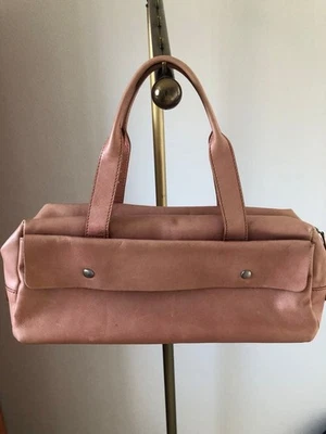 Margaret Howell idea Handbag Shoulder Bag Leather in Dusty Pink w/Defects NWOT — 第 1/4 张图片