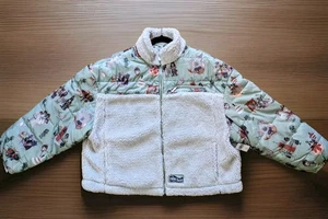 Disney Parks Jacke Erwachsene XL Haunted Mansion Leota Fleece Sherpa durchgehender Reißverschluss Neu mit Etikett - Bild 1 von 4