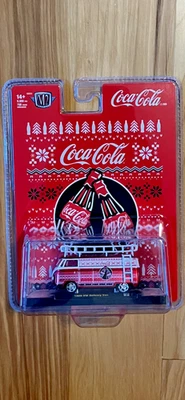 NEW! 2025 M2 Machines Coca-Cola Christmas 1960 VW Delivery Van Holiday Edition!! - Image 1 of 4