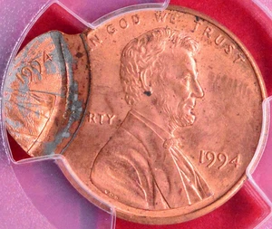 1994 DOUBLE STRUCK DOUBLE DATE LINCOLN MEMORIAL CENT! PCGS MS-65 RD - Picture 1 of 4