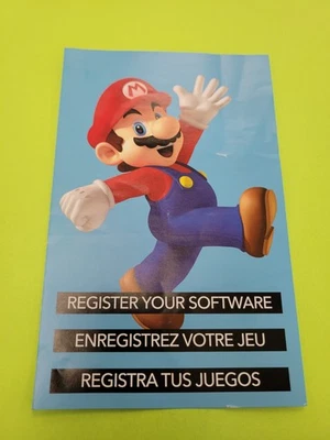 Mario Party 8 Registration Card Nintendo Wii Instruction Manual Only  - Image 1 of 2