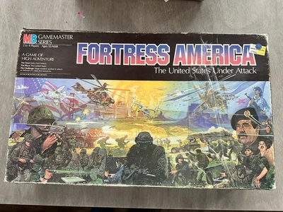 Juego de mesa FORTRESS AMERICA, Milton Bradly 1986, ¡completo y 99,9% sin perforar! Foto 1 de 4